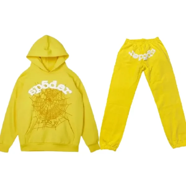 Young Thug Sp5der Worldwide Yellow Tracksuit