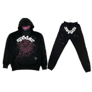 22ss Classic Flame Logo Graffiti Black Sp5der