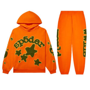 Orange Sp5der Tracksuit