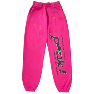 Pink Dark Pink Sp5der Sweatpant