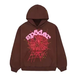 Sp5der Araignee Hoodie Brown