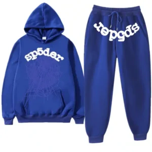 Sp5der Tracksuit Blue