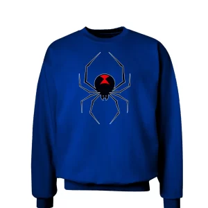 Spider Adult Sweatshirt Navy Blue